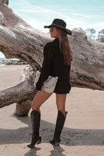 Vaughn Button Down in Black